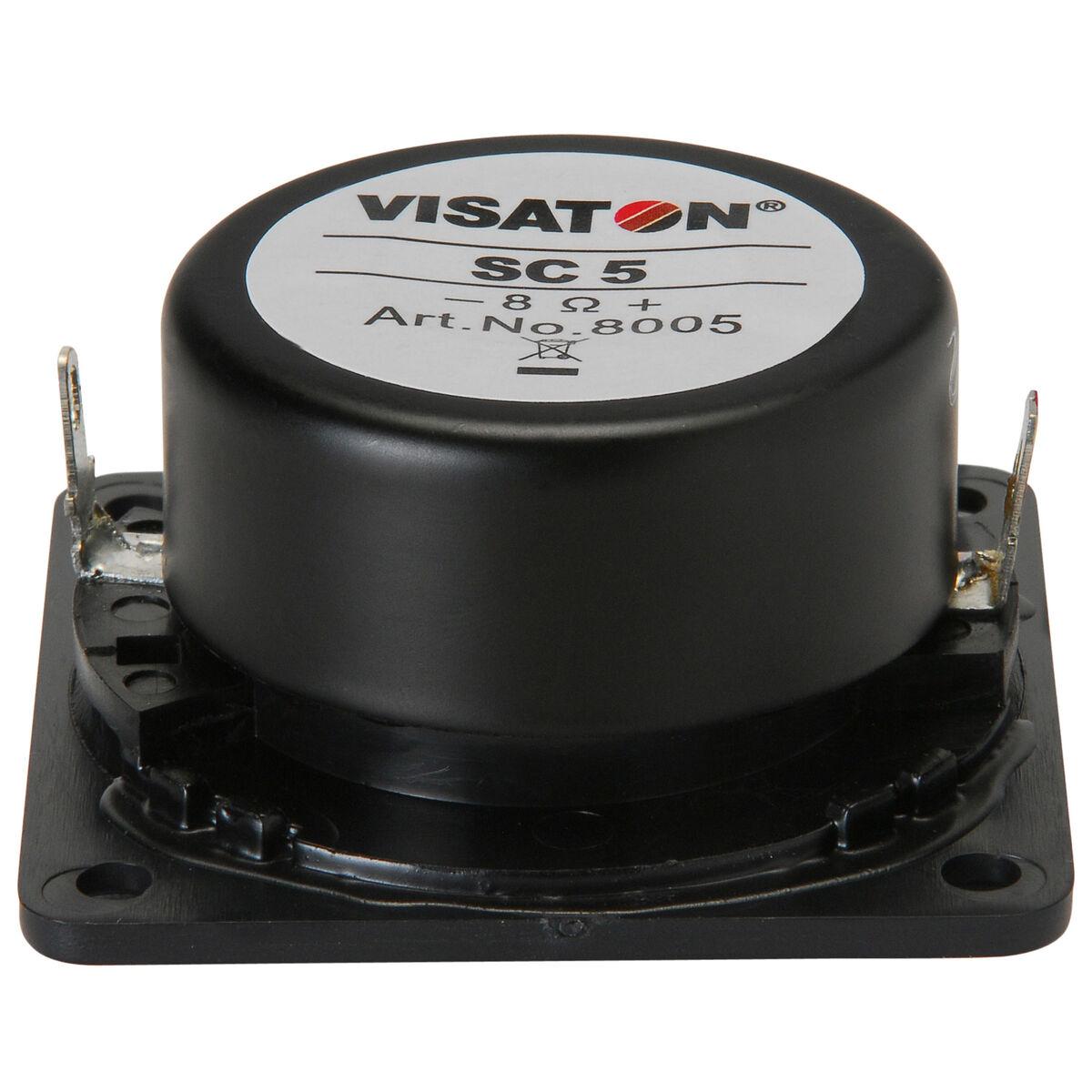 Visaton SC5-8 Shielded 1/2 Polycarbonate Tweeter 8 Ohm Visaton SC5-8 Shielded 1/2 Polycarbonate Tweeter 8 Ohm